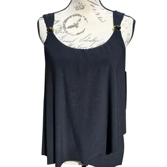 Miraclesuit 8B NWT Black Solid‎ Razzle Dazzle Underwire Tankini Top Women's 8